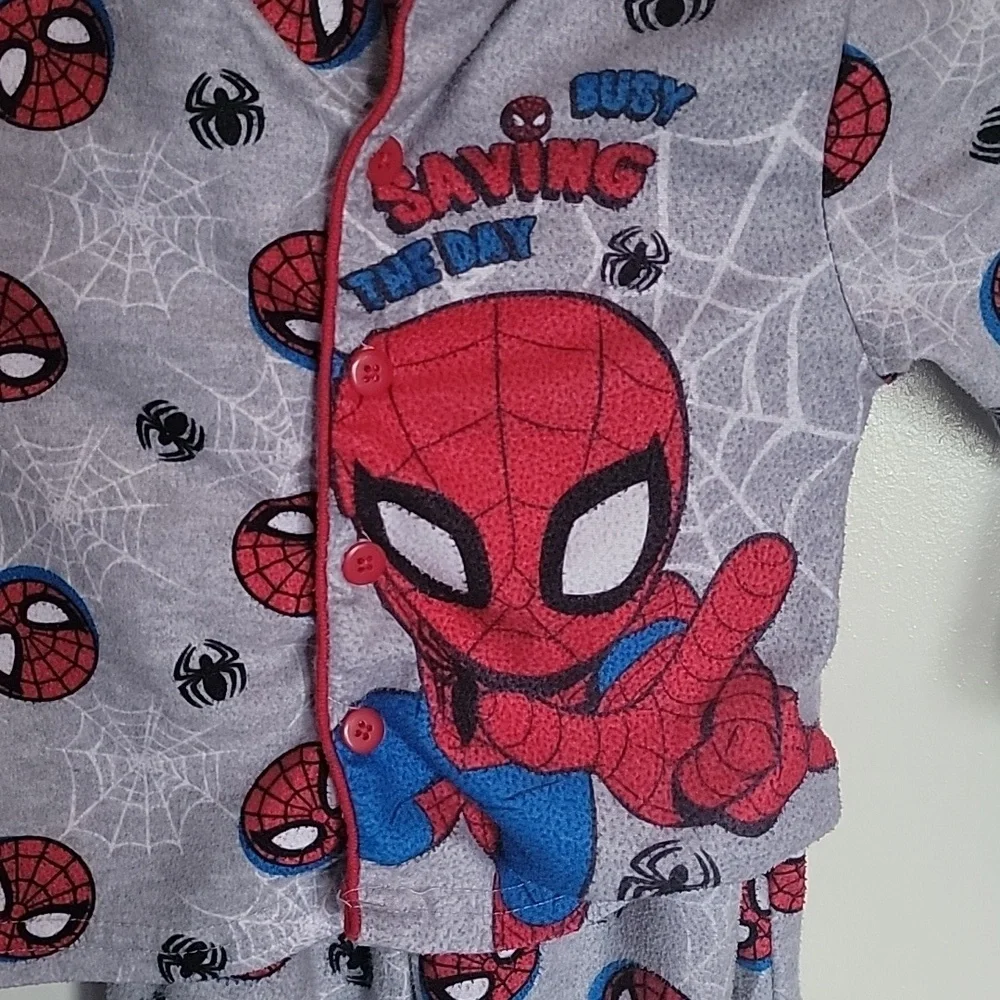 Marvel, boys Spider-Man pajamas 2 piece set, 2T